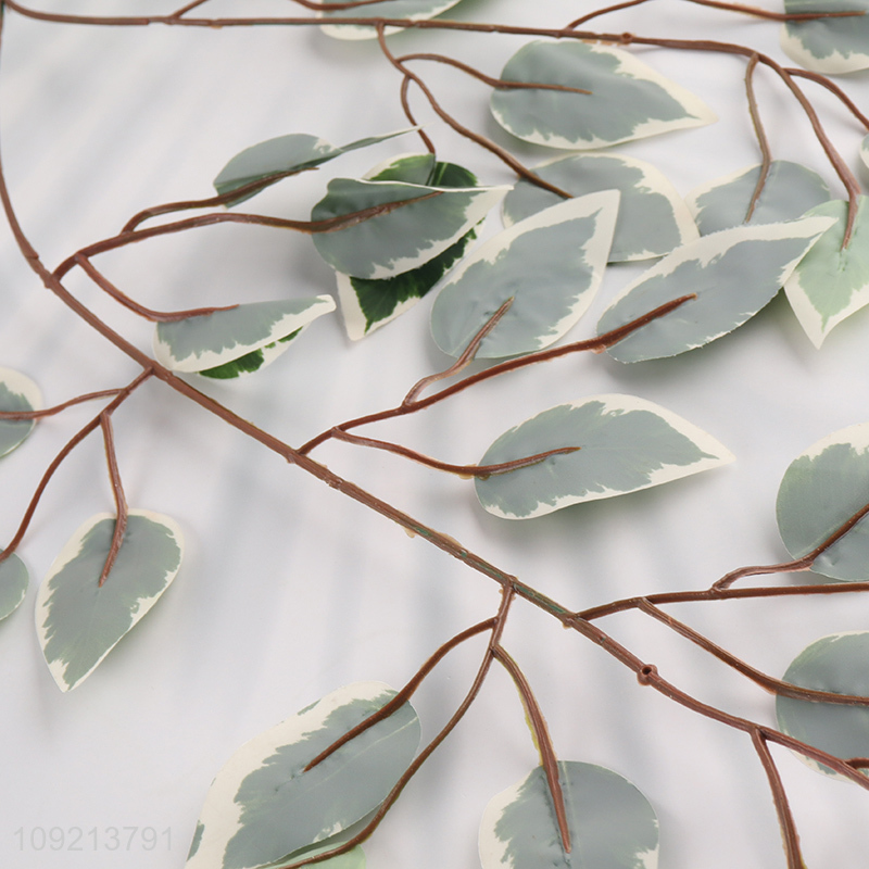 High Quality Artificial Leaves Fake Greenery for Wall Decor
