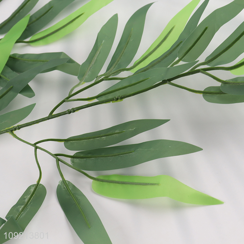 Factory Price Artificial Bamboo Tree Leaves for Wall Decor