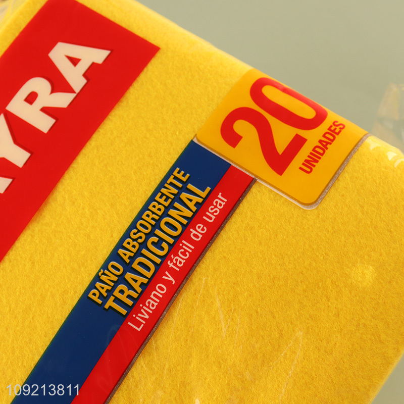 Good Quality 20 Pieces Soft Absorbent Cleaning Cloths for Kitchen