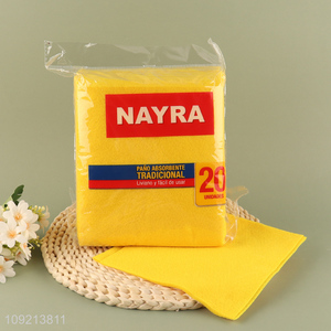 Good Quality 20 Pieces Soft Absorbent Cleaning Cloths for Kitchen
