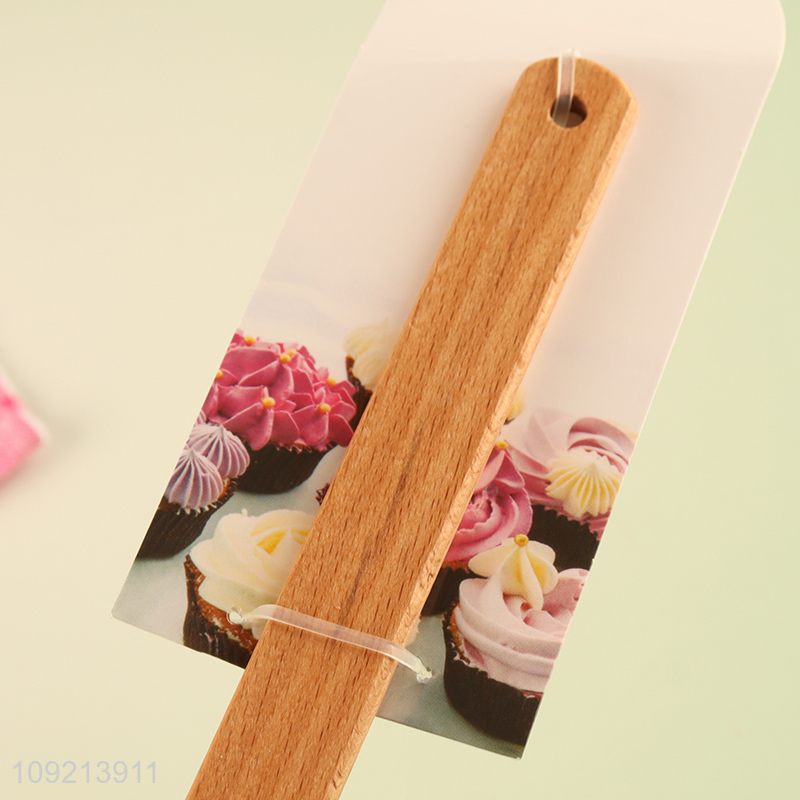New Arrival Non-Stick Silicone Basting Brush with Bamboo Handle