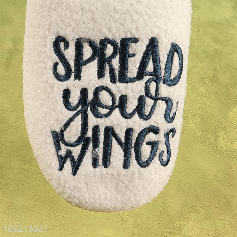 Hot products winter warm men home slippers polyester slippers