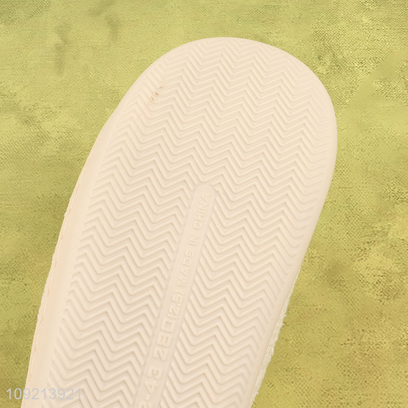 Hot products winter warm men home slippers polyester slippers