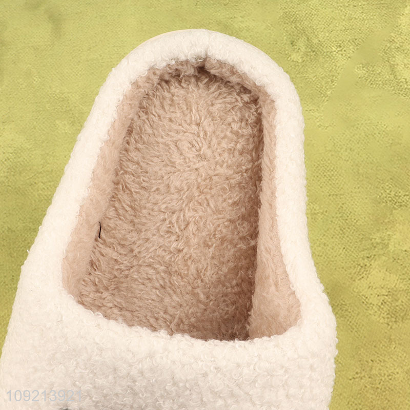 Hot products winter warm men home slippers polyester slippers