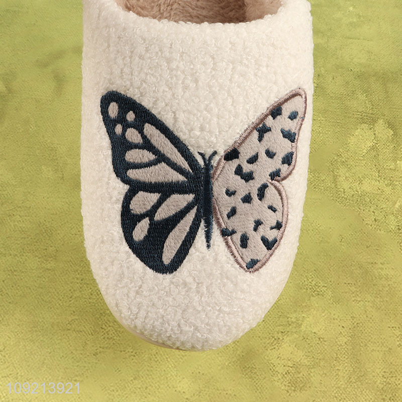 Hot products winter warm men home slippers polyester slippers