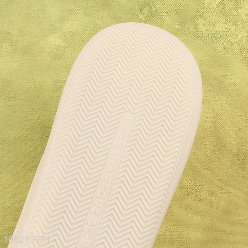 Hot items non-slip warm winter home slippers polyester slippers