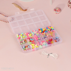 Top selling kids girls diy beads set diy jewelry toys