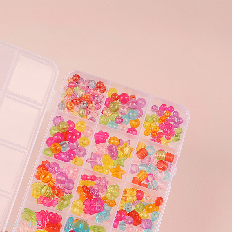 Hot selling kids diy beads set diy jewelry toys educational toys