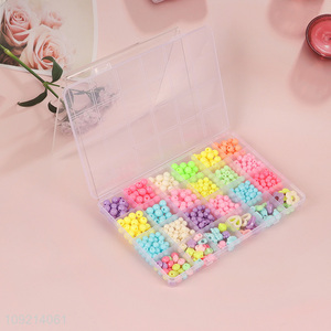 New arrival creative kids girls diy beads set diy jewelry toys