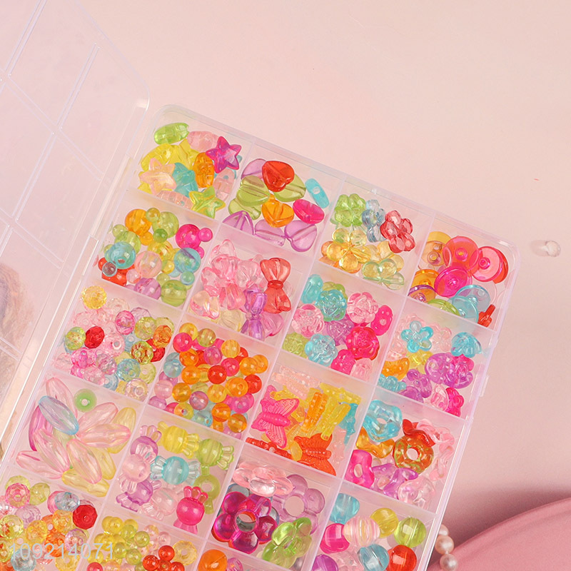 Popular products colorful diy beads set diy jewelry toys for children girls
