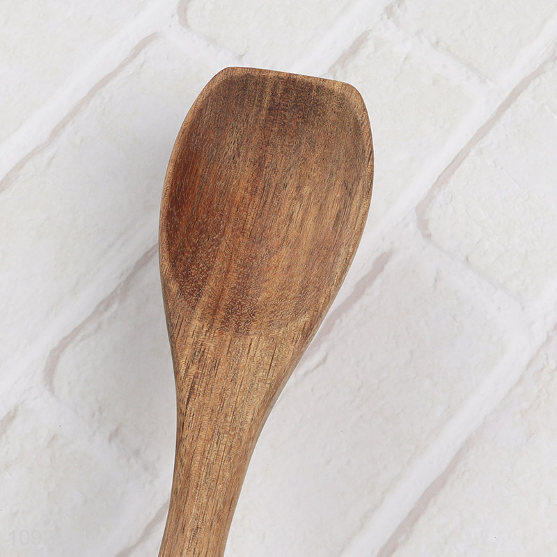 Popular products wooden tableware spoon cutlery spoon with long handle