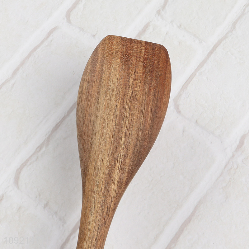 Popular products wooden tableware spoon cutlery spoon with long handle