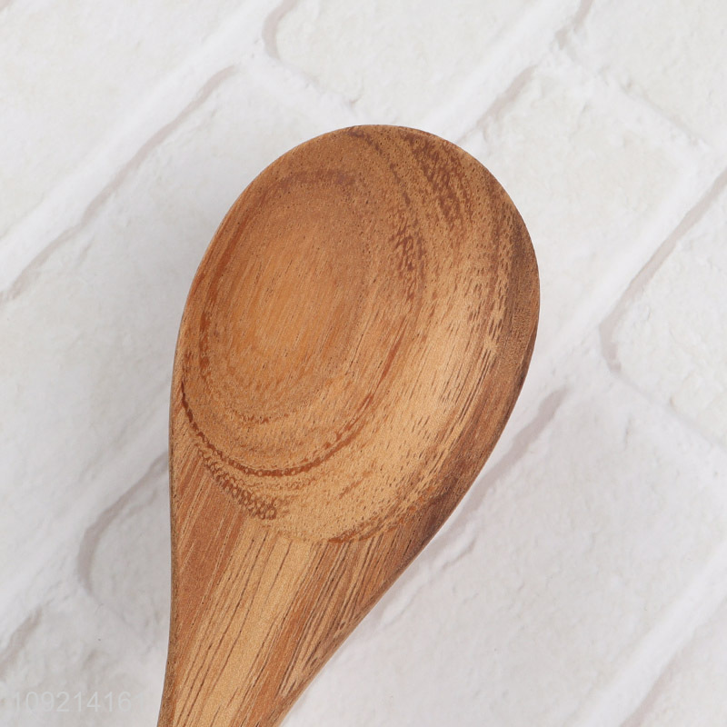 New product long handle wooden tableware spoon cutlery spoon