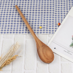 New product long handle wooden tableware spoon cutlery spoon