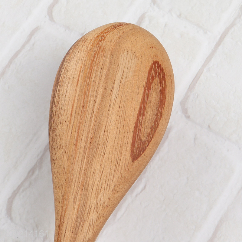 New product long handle wooden tableware spoon cutlery spoon
