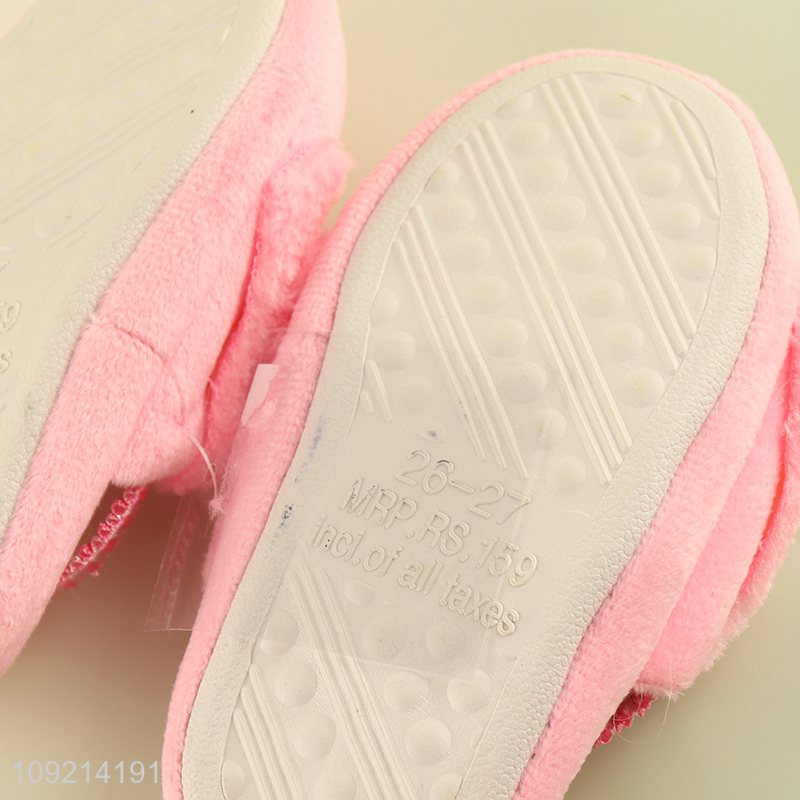 Good Quality Kids Winter Slippers Cute Indoor Slippers