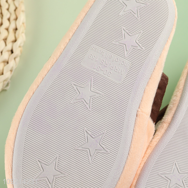 Factory Price Kids Winter Slippers Cute Toddlers Slippers