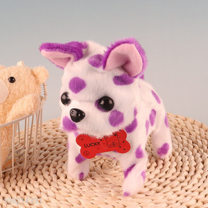 Wholesale Electric Plush Walking Dog Toy for Kids Toddlers