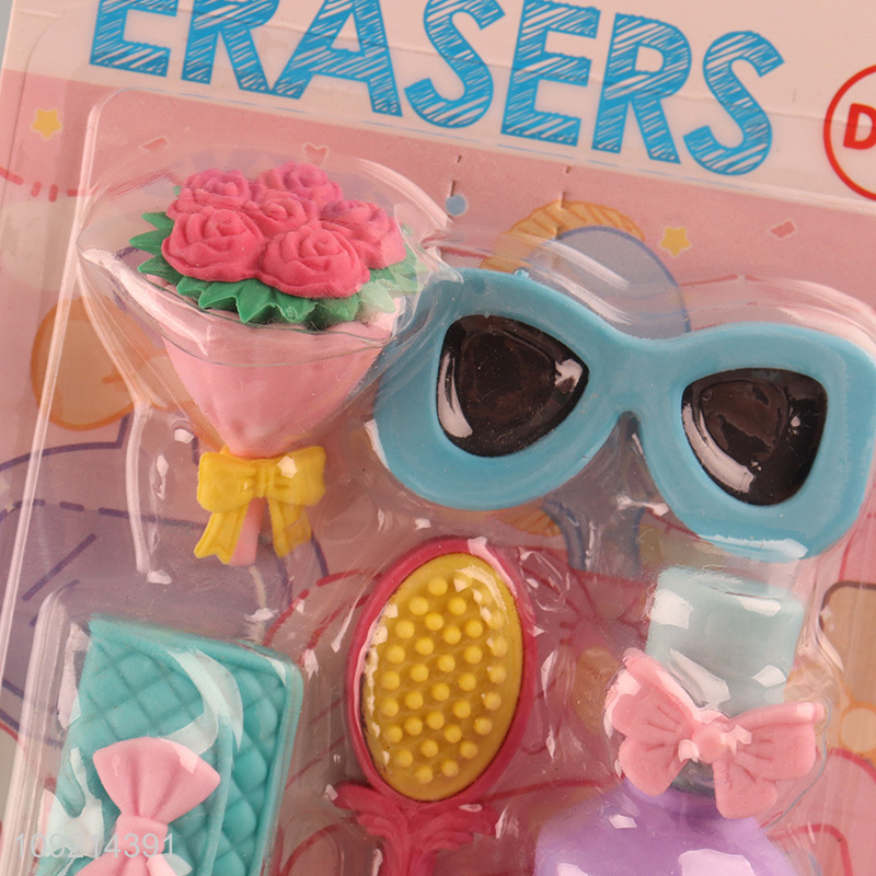 New Arrival Cute Erasers Fun Pencil Erasers for Kids Students