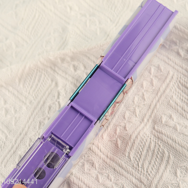 Wholesale Cute Cartoon Pencil Case With Sharpener for Kids Girls