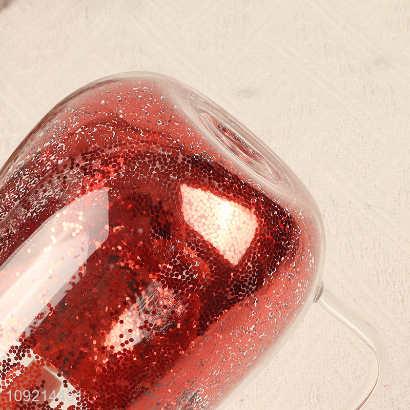 China products unbreakable double wall glass cup water cup with handle