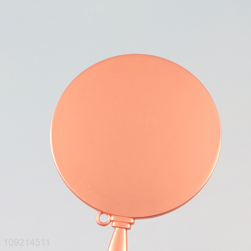 Low price round portable handheld makeup mirror cosmetic mirror