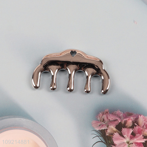 Yiwu market silver massage hair comb hair brush for sale