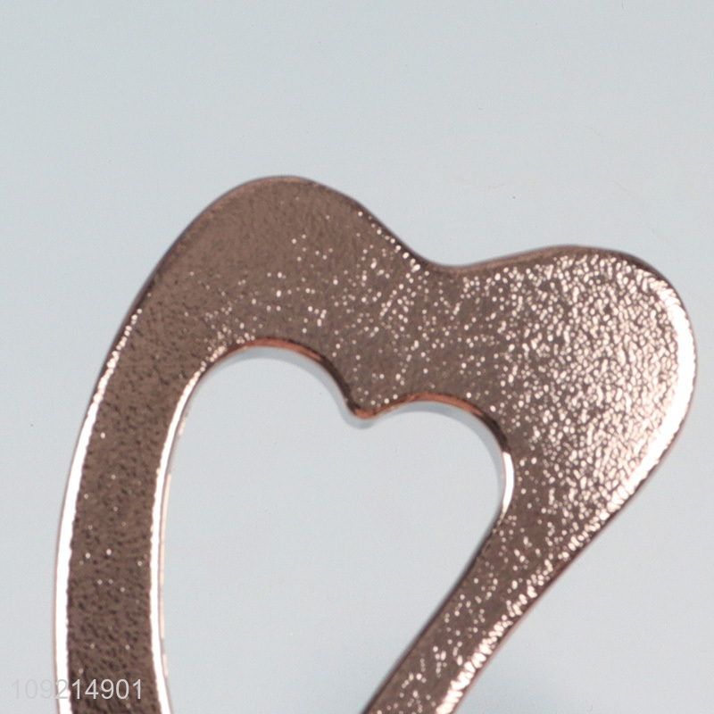 Hot selling heart shape hollow silver scraping massage board