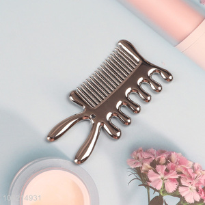 Yiwu market rabbit silver multifunctional massage hair comb hair brush