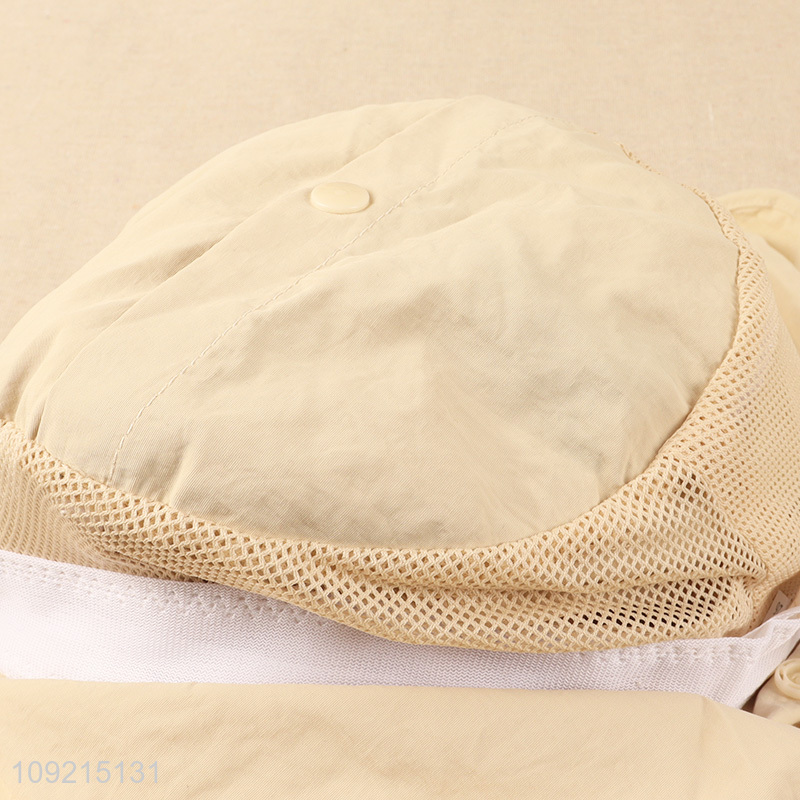 New Product Men Women Wide Brim Bucket Hat with Neck Flap