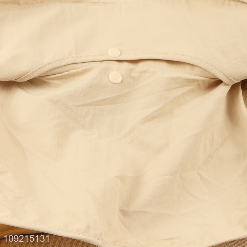 New Product Men Women Wide Brim Bucket Hat with Neck Flap