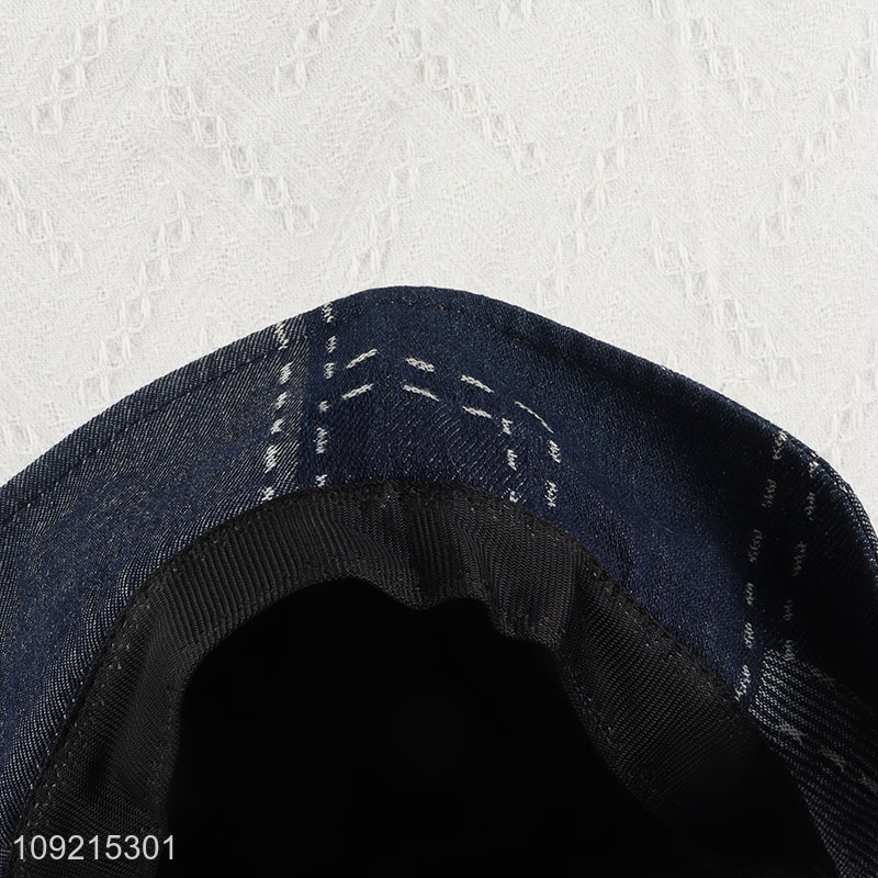 Wholesale Denim Bucket Hat Summer Fisherman Cap for Men Women