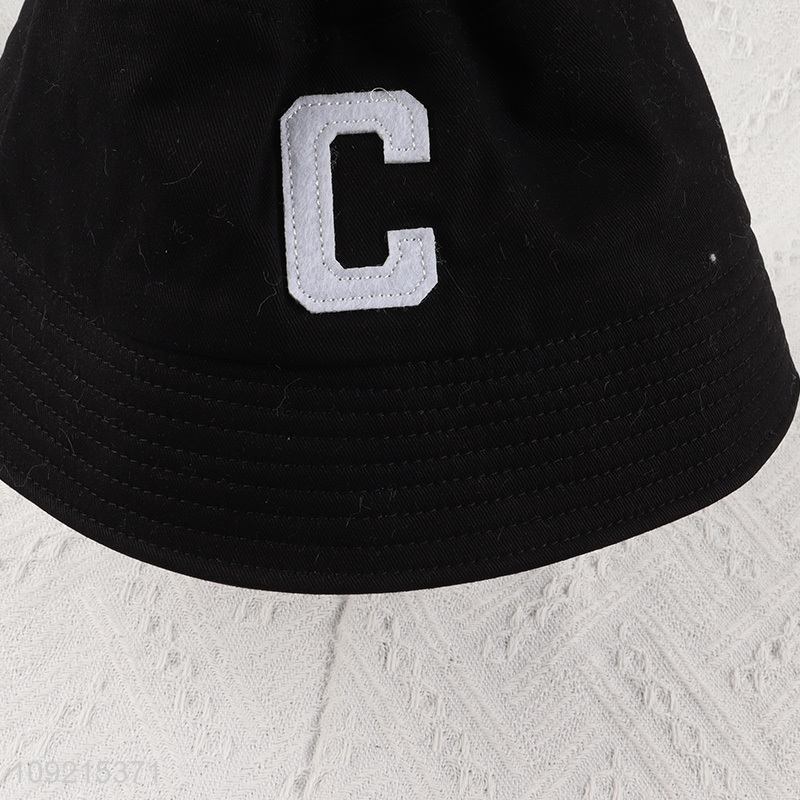 Hot Selling Trendy Embroidered Cotton Bucket Hat for Men Women