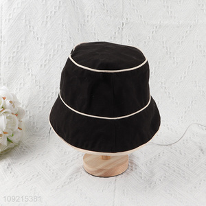 Wholesale Cotton Bucket Hat Summer Unisex Outdoor Fisherman Cap