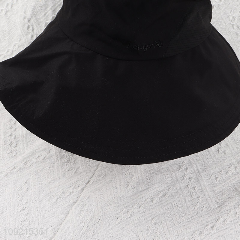 Wholesale Wide Brim Bucket Hat with Neck Flap for Men Women
