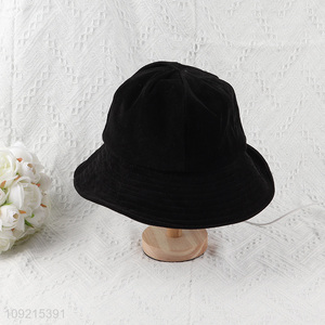 Hot Selling Corduroy Cotton Bucket Hat Sun Hat for Men Women
