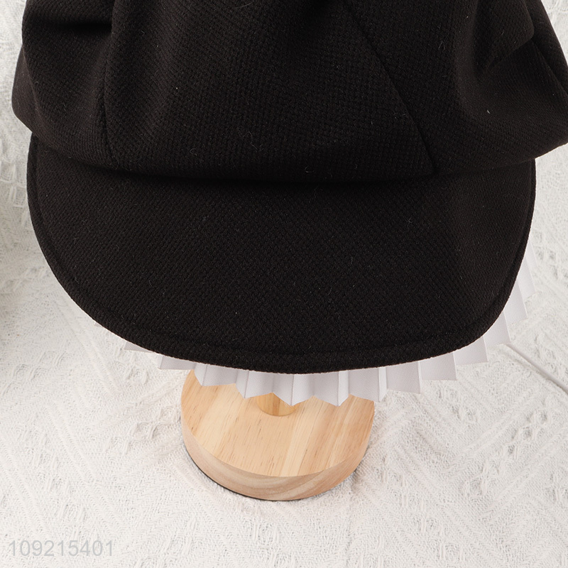 New Product Womens Beret Hats Solid Color Winter Beret Caps