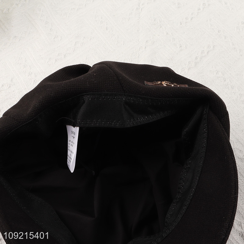 New Product Womens Beret Hats Solid Color Winter Beret Caps
