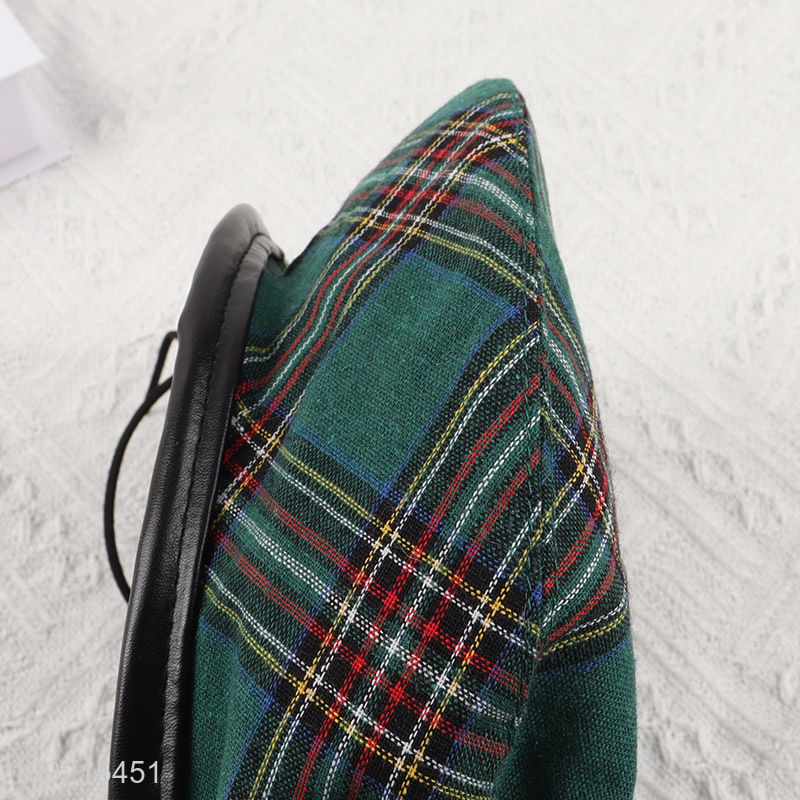 Online Wholesale Womens Plaid Beret Hats Winter Hats for Girls