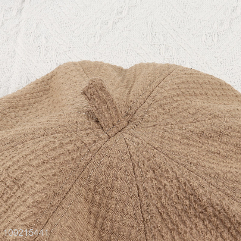 Factory Price Solid Color Vintage Winter Beret Caps for Women