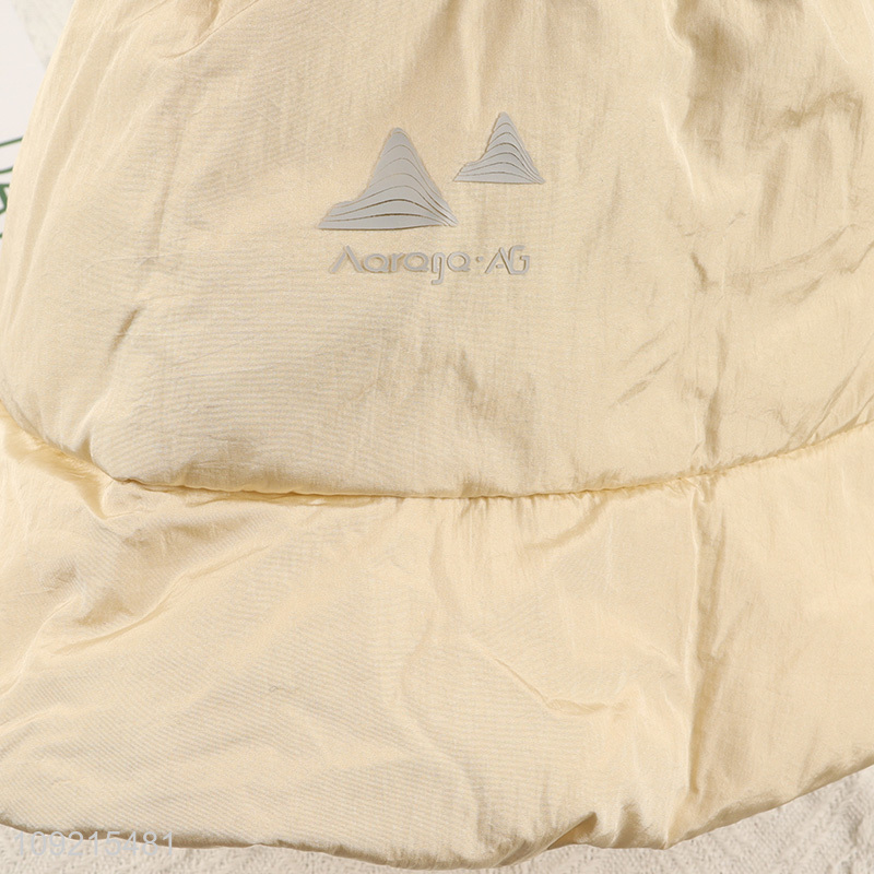 Hot Selling Winter Down Bucket Hat Foldable Warm Bucket Hat