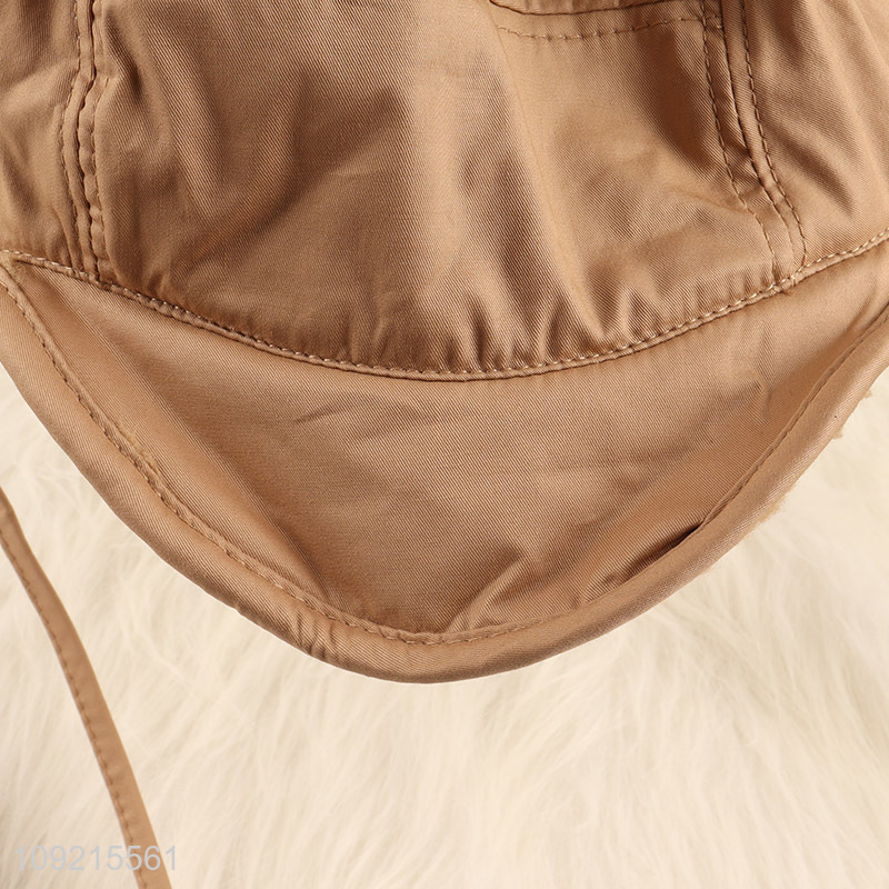 New Arrival Men Winter Trapper Hat Fleece Lined Ushanka Hat