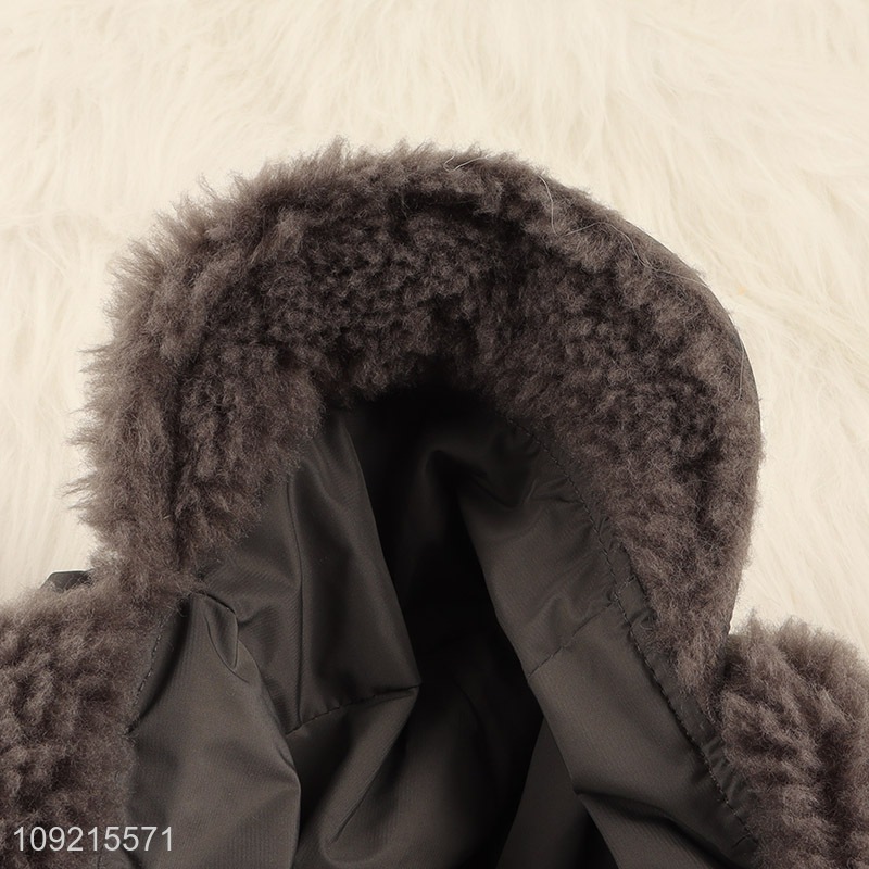 Hot Selling Men Winter Trapper Hat Fleece Lined Aviator Hat