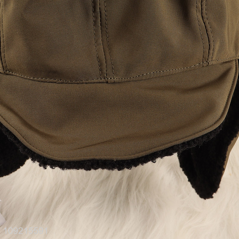 High Quality Men Winter Trapper Hat Winter Windproof Snow Hat