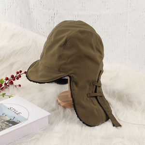 High Quality Men Winter Trapper Hat Winter Windproof Snow Hat