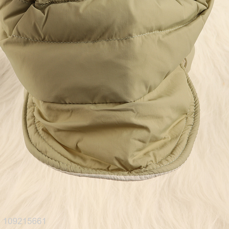 Hot Selling Winter Puffy Trapper Hat Down Hat with Ear Flaps