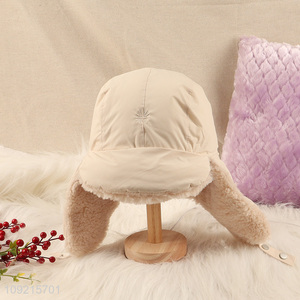 Wholesale Men Women Winter Trapper Hat Fleece Lined Ushanka Hat