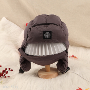 High Quality Winter Trapper Hat Waterproof Aviator Hat for Men