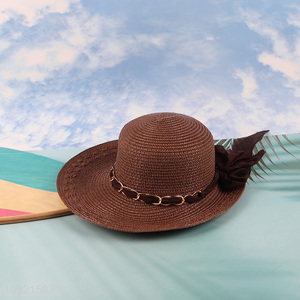 New Arrival Straw Hats Wide Brim Beach Hats for Women