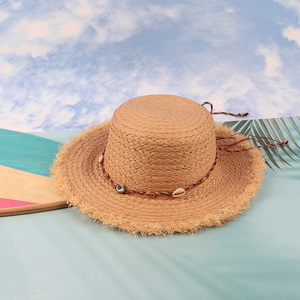 High Quality Summer Wide Brim Sun Straw Hats for Women